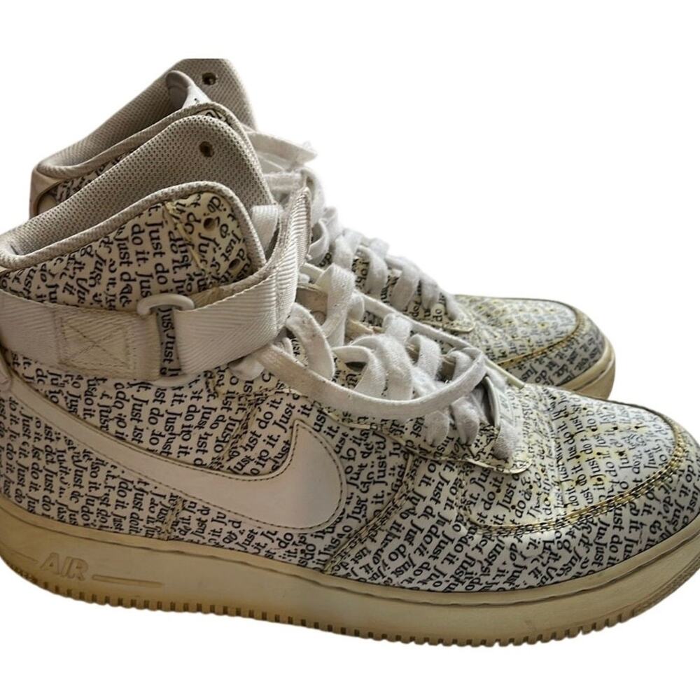 Nike Air Force 1 High "Just Do It" Pack | White | AQ9648-100  Size 11